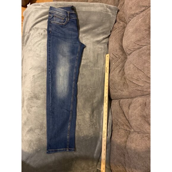 Banana Republic Women’s Mid-Rise Skinny Girlfriend Jeans - Dark Wash - Sz 12R - Picture 4 of 10